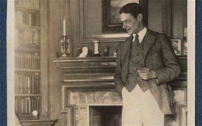T S Eliot photographed by his friend and correspondent Ottoline Morrell. public domain image
