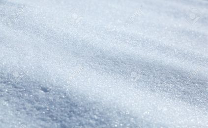Closeup of snowfield winter background